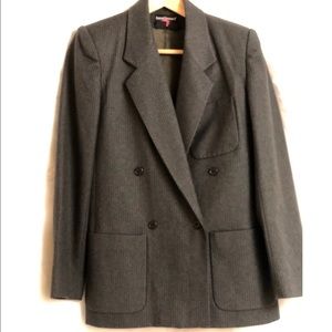 Ladies 100% Wool Pinstripe Suit XCLNT CONDITION